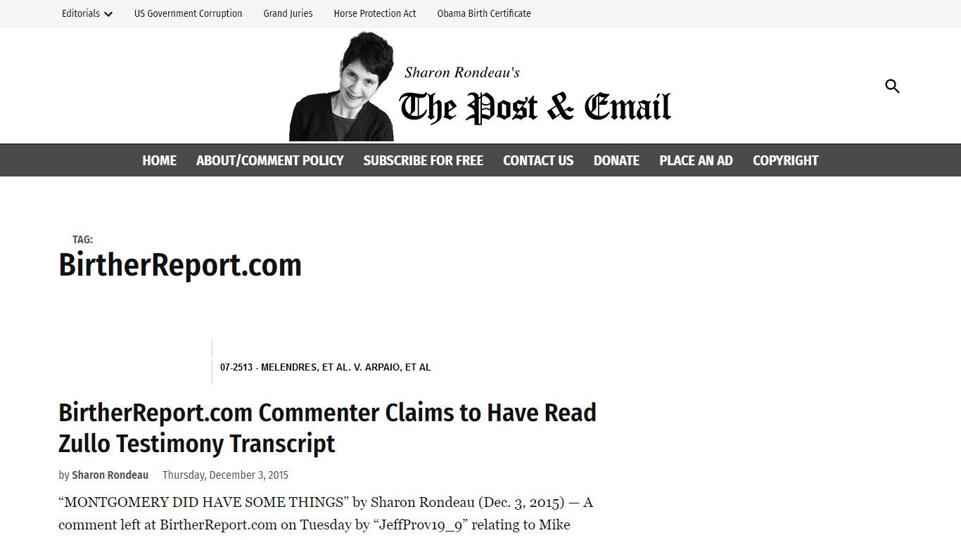 BirtherReport.com Archives - The Post & Email