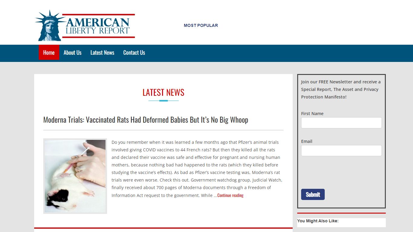 American Liberty Report | Preserving The Freedom and Prosperity That ...